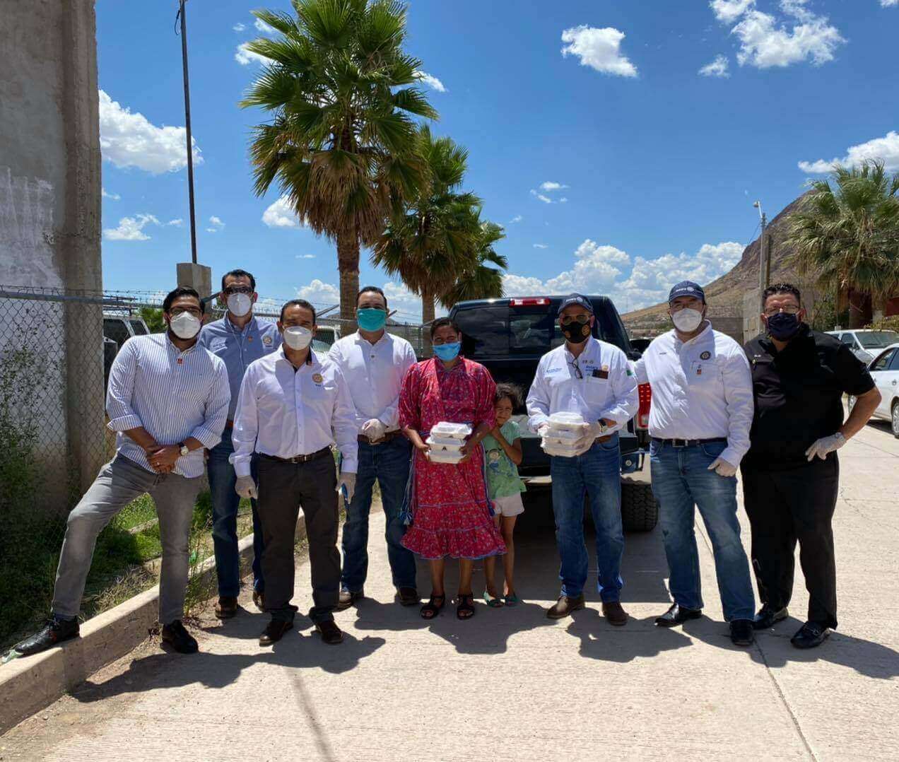Obra de servicio Rotary Club Creel Chihuahua 7