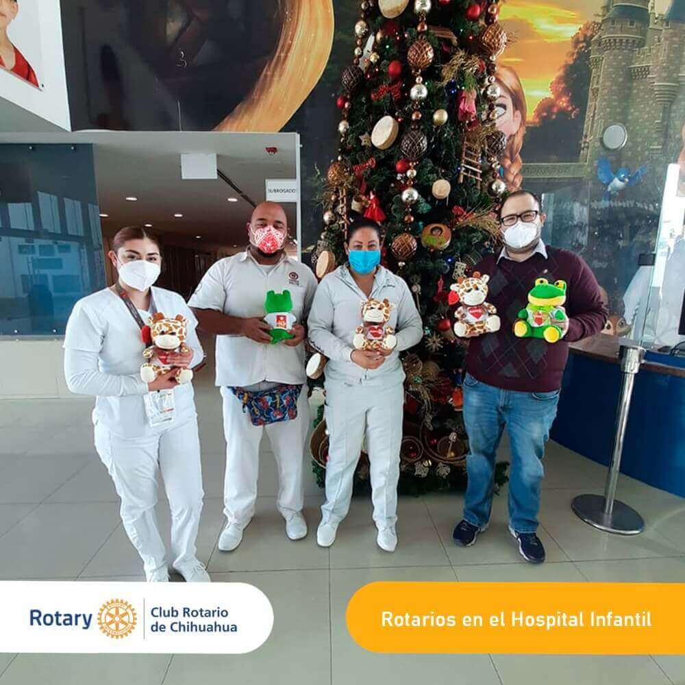 Obra de servicio Rotary Club Creel Chihuahua 8